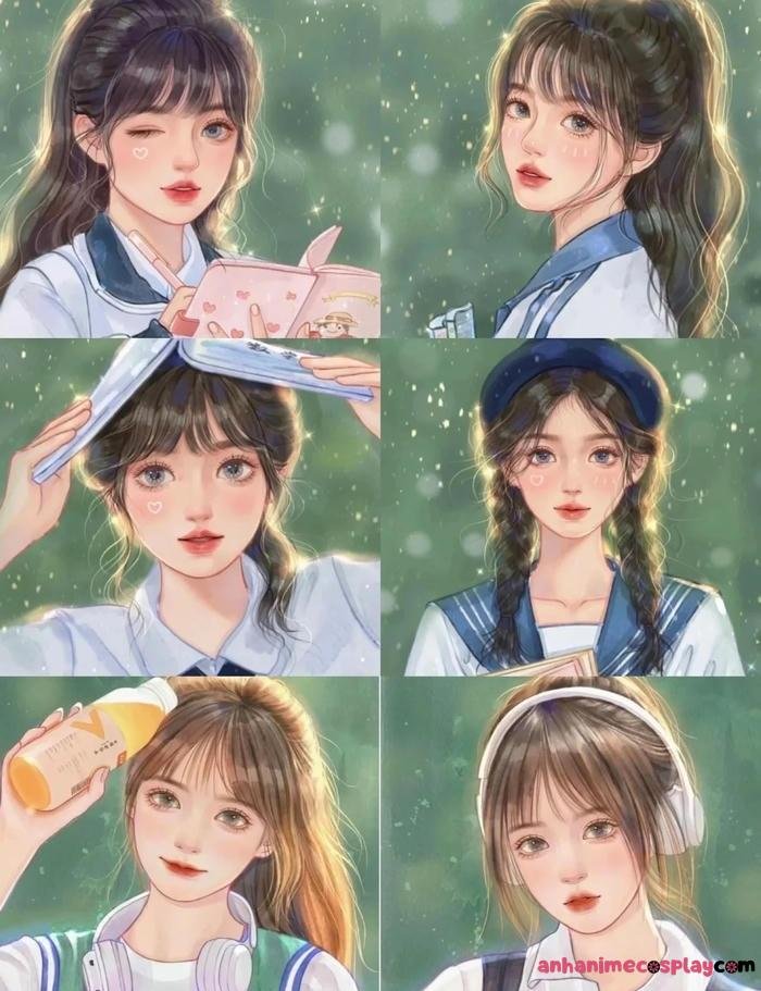 ảnh anime học sinh 17